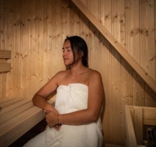 Sauna Luxury Holiday Home in the Netherlands Limburg Parc Maasresidence Thorn