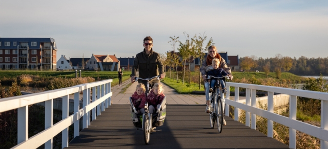 Biking with kids Spring break in Limburg Parc Maasresidence Thorn